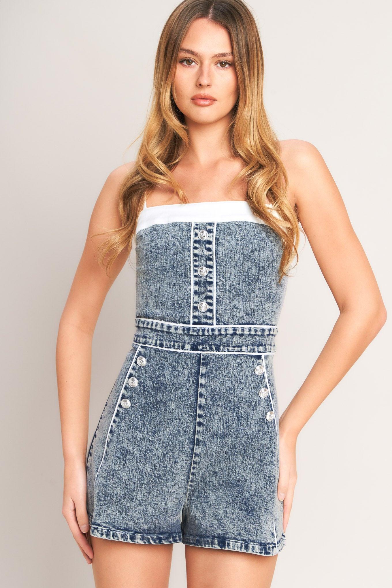 Weekend Denim Romper