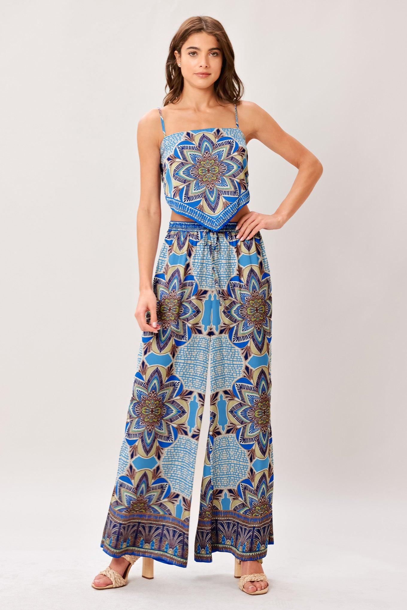 Azure Mandala Woven Set