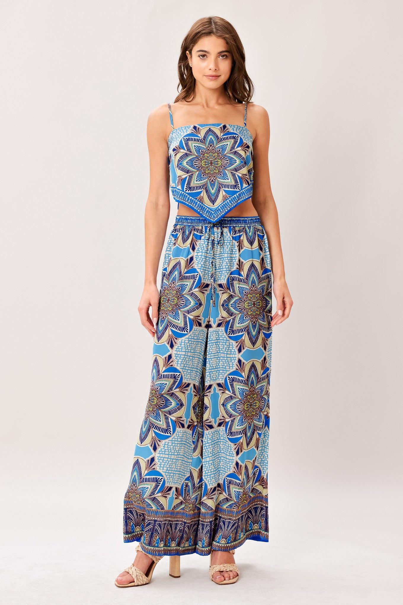 Azure Mandala Woven Set