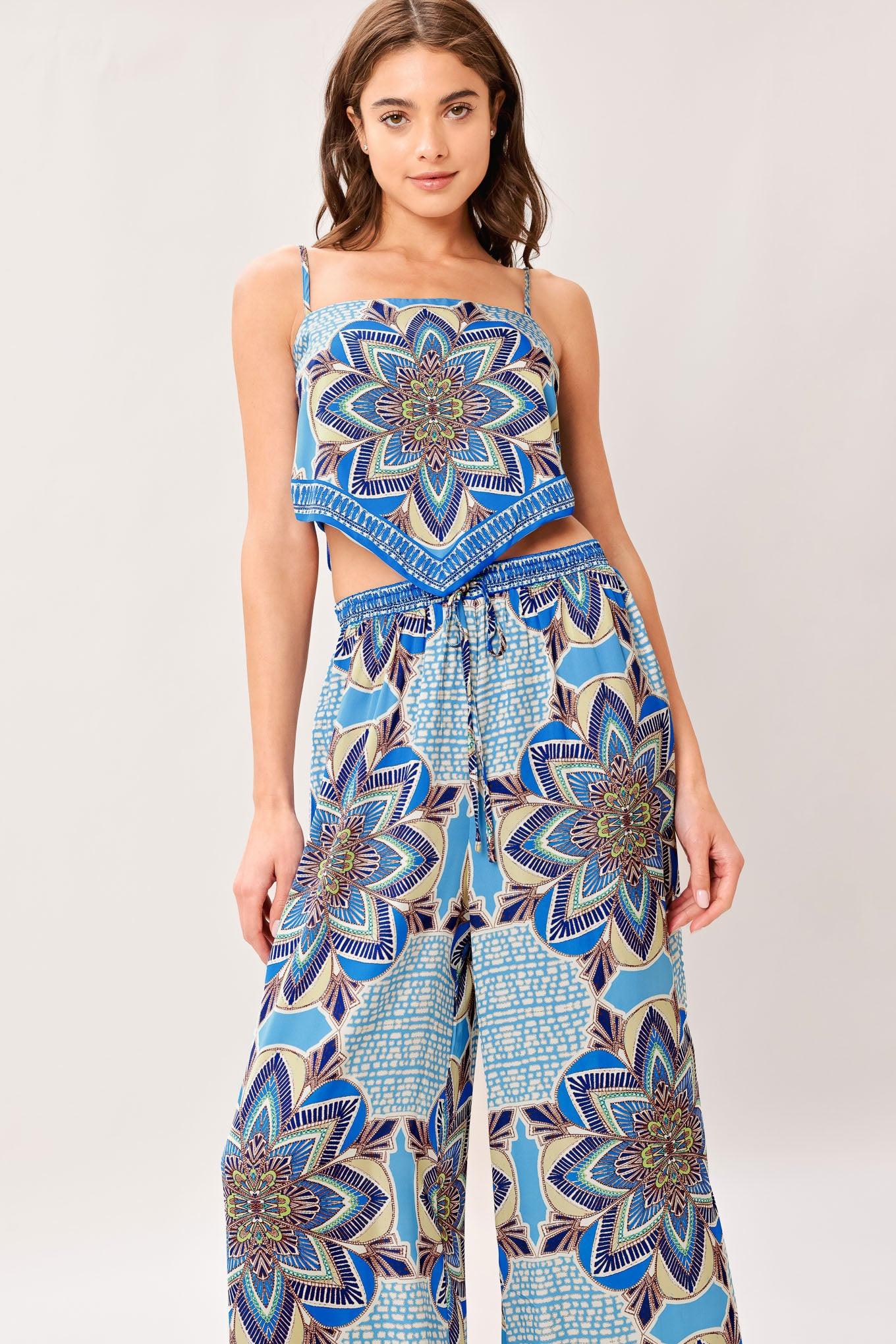 Azure Mandala Woven Set
