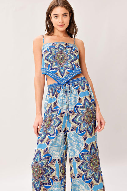 Azure Mandala Woven Set