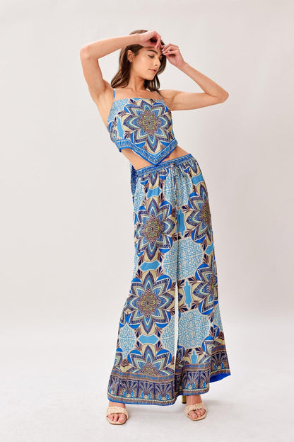 Azure Mandala Woven Set