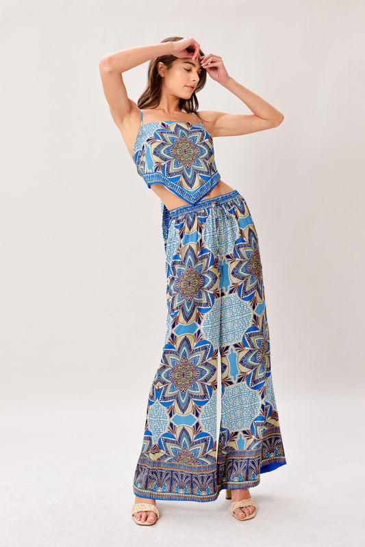 Azure Mandala Woven Set