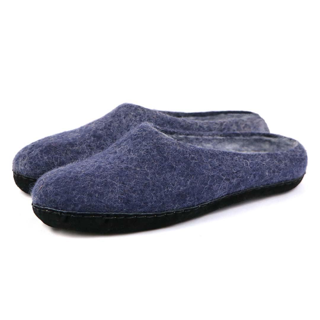 Astoria Noir Wool House Slippers