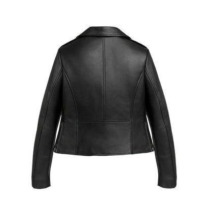 Bethany Women's Asymmetrical Leather Jacket