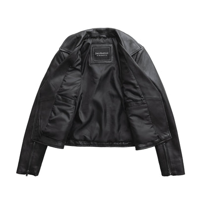 Bethany Women's Asymmetrical Leather Jacket