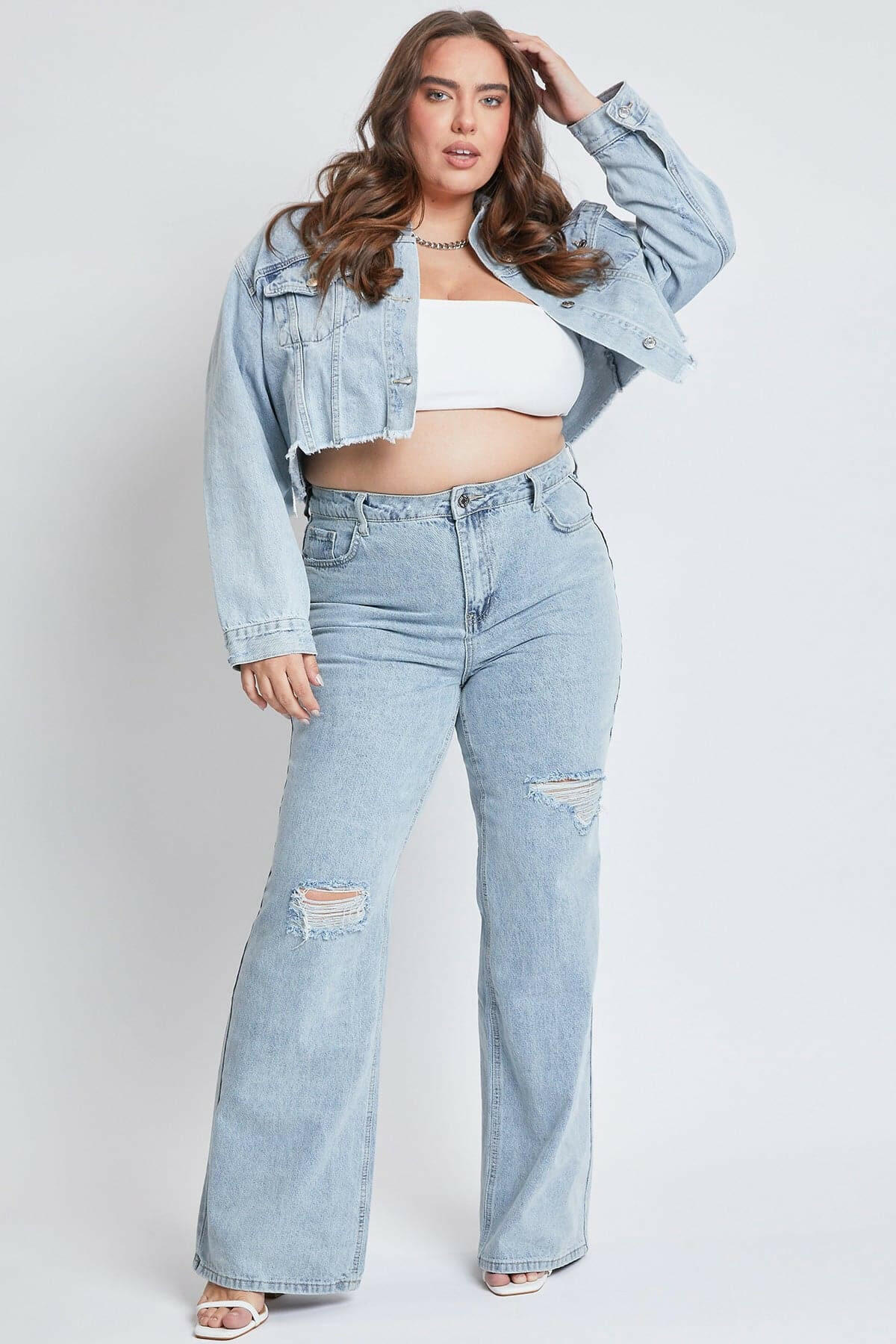 High Rise Relaxed Wide Leg Jeans