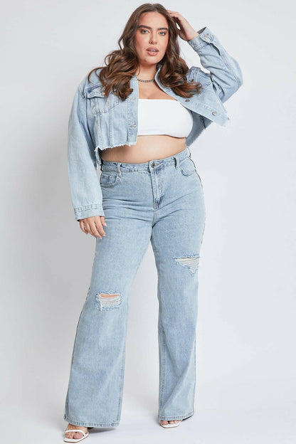 High Rise Relaxed Wide Leg Jeans