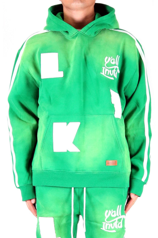 Pine Heavy Weight Brushed Vintage Pullover Hoodie