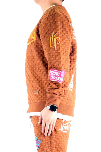 Bronce Waffle Pullover