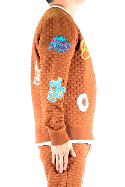 Bronce Waffle Pullover