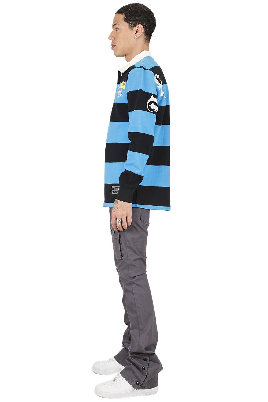 Ocean Long Sleeve Polo Shirt