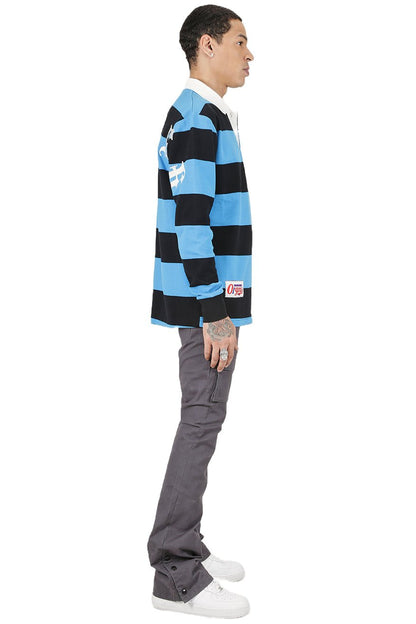 Ocean Long Sleeve Polo Shirt