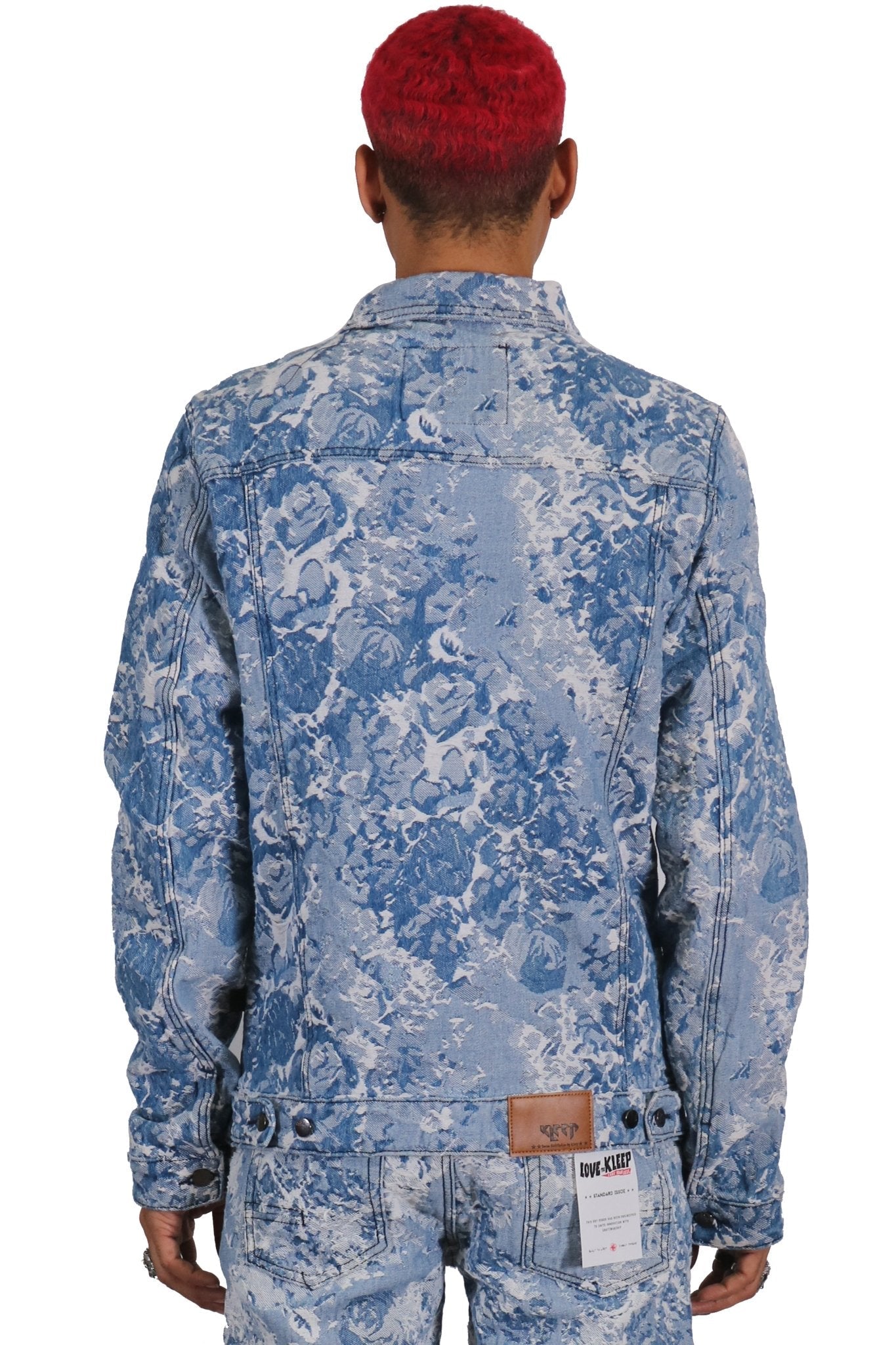 Flex Jacquard Denim Jacket