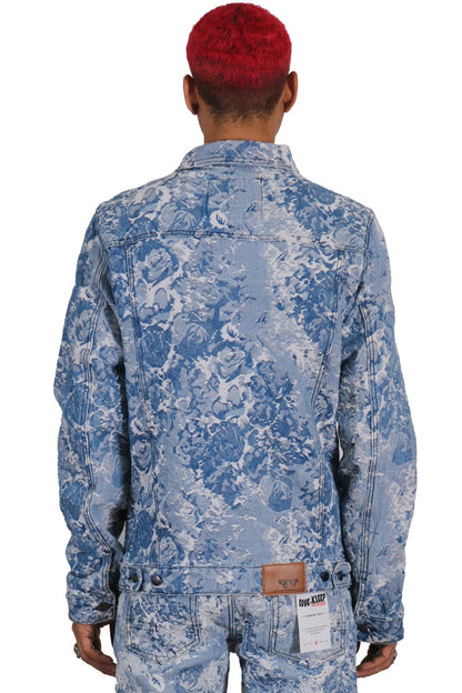 Flex Jacquard Denim Jacket