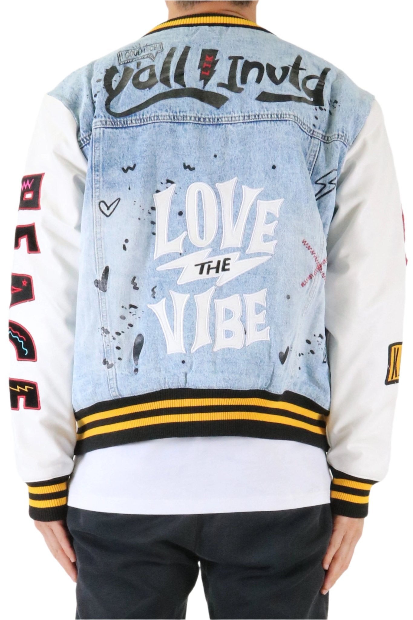 Nila Padded Washing Denim Bomber Jacket