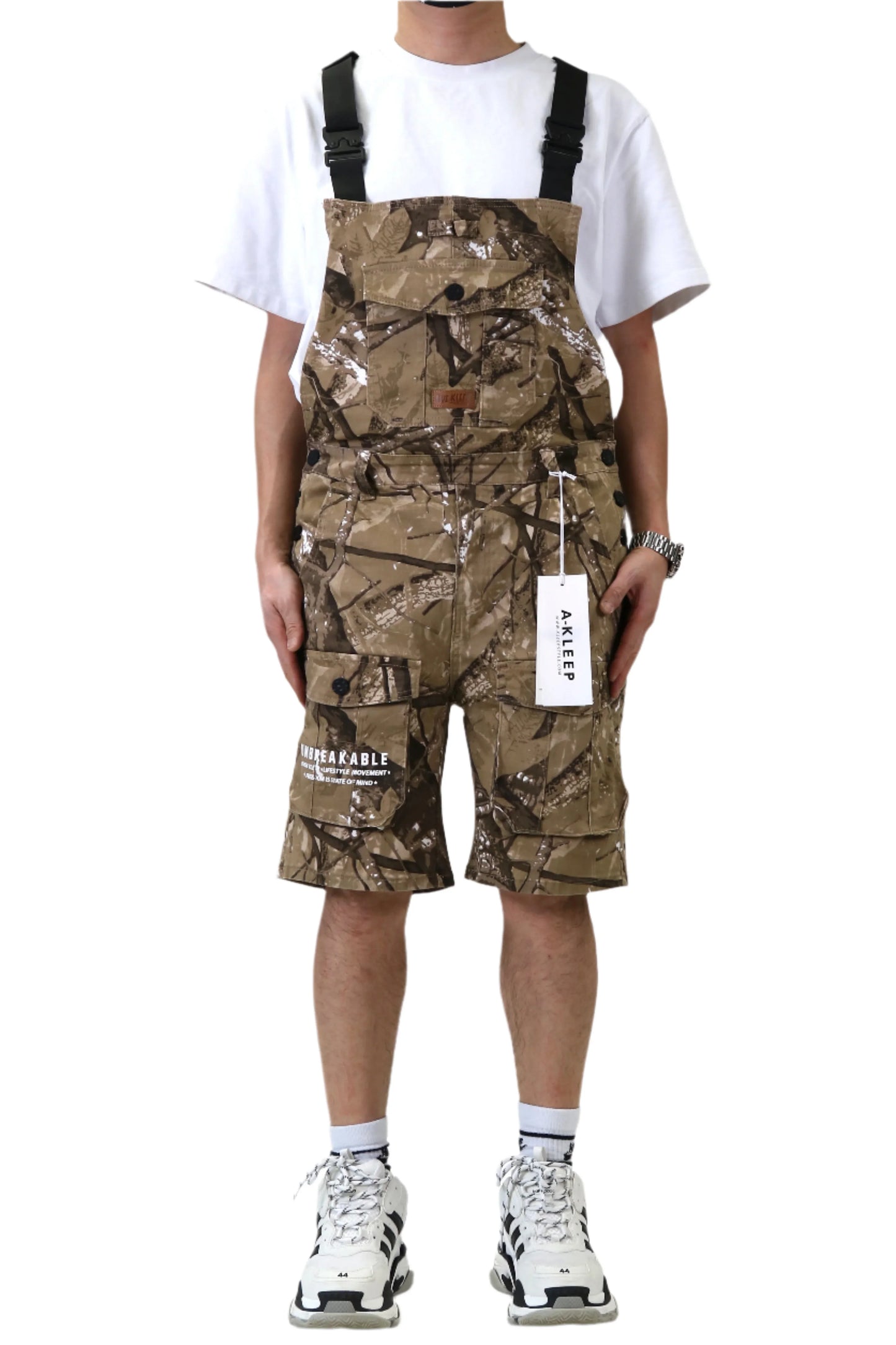 Kudo Fine Twill Overall Short Pants