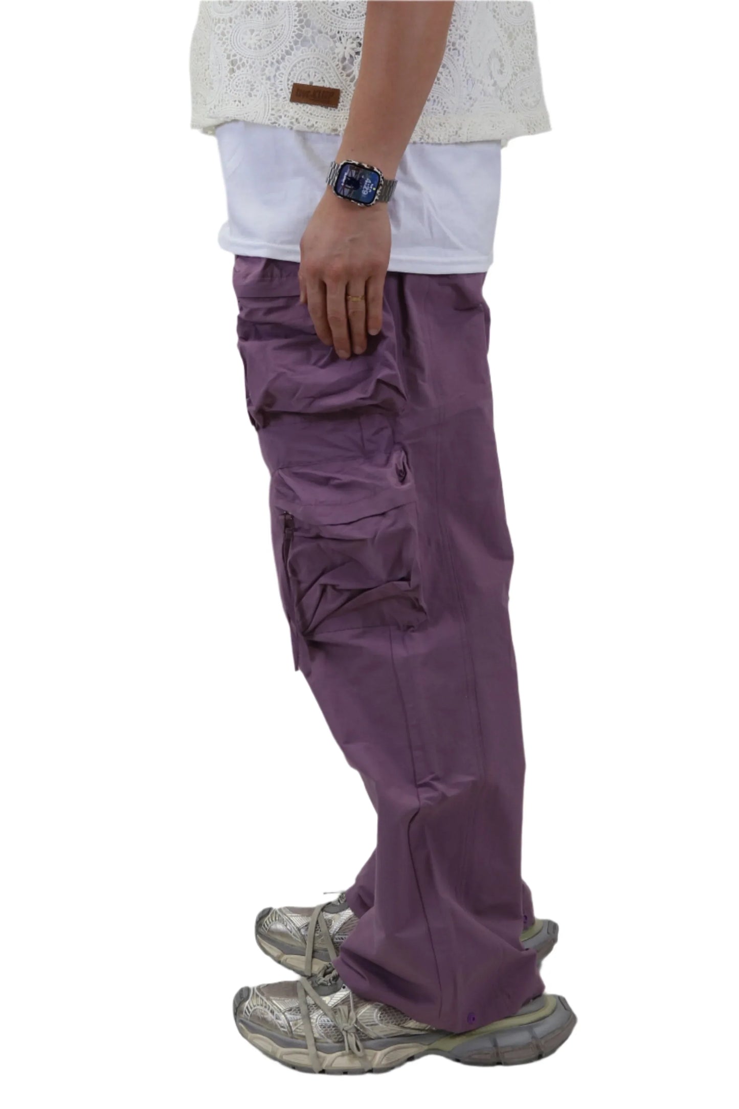 Bolin Till Nylon Cargo Pants | Baggy Fit