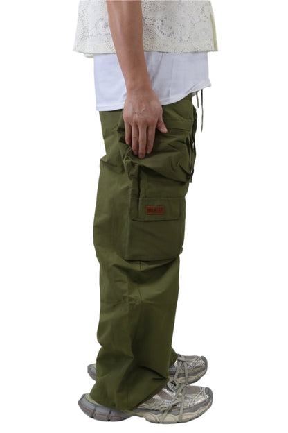 Vont Fine Twill Nylon Baggy Fit Cargo