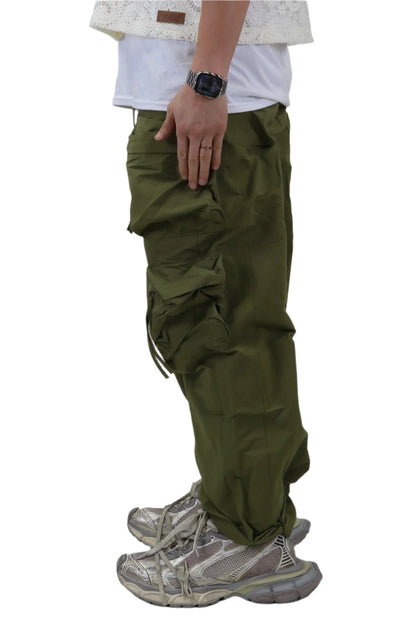Vont Fine Twill Nylon Baggy Fit Cargo