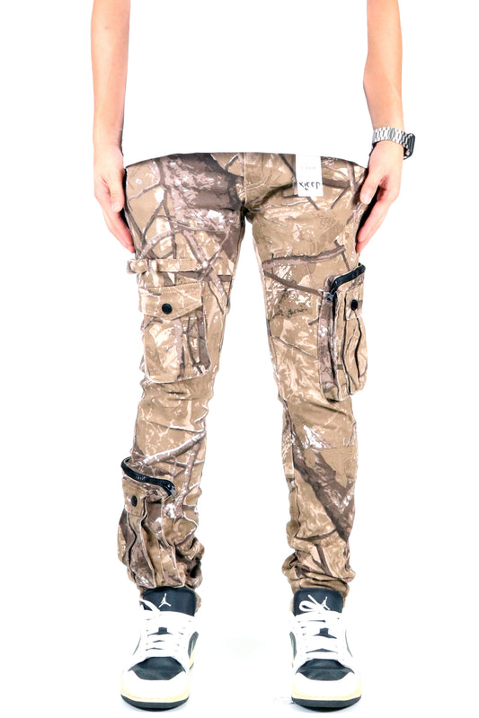 Kudo Twill Forest Camo Cargo Pants