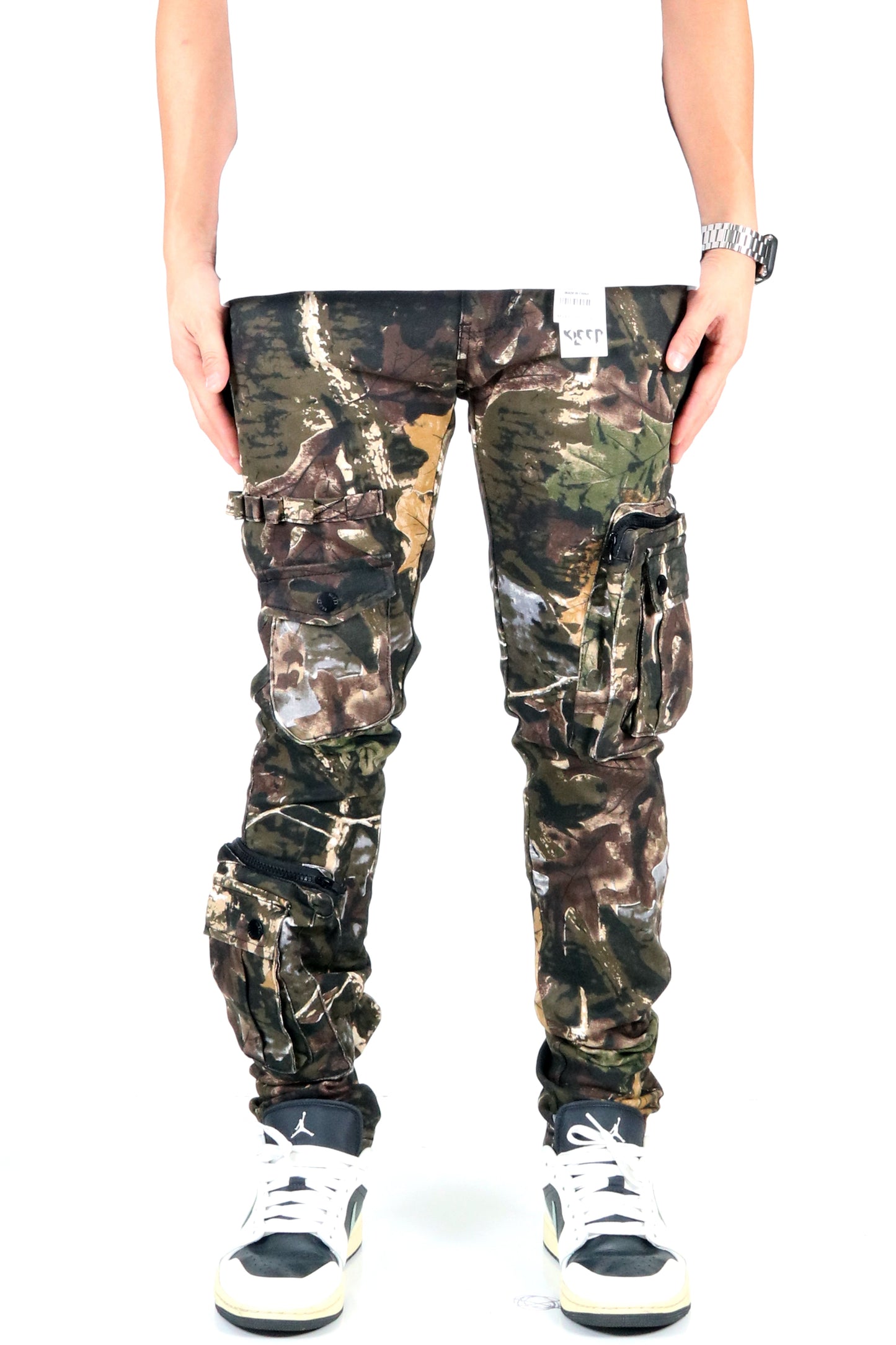 Logan Twill Forest Camo Cargo Pants