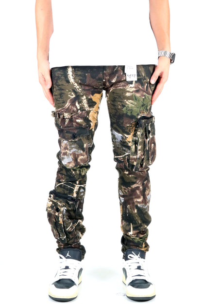 Logan Twill Forest Camo Cargo Pants