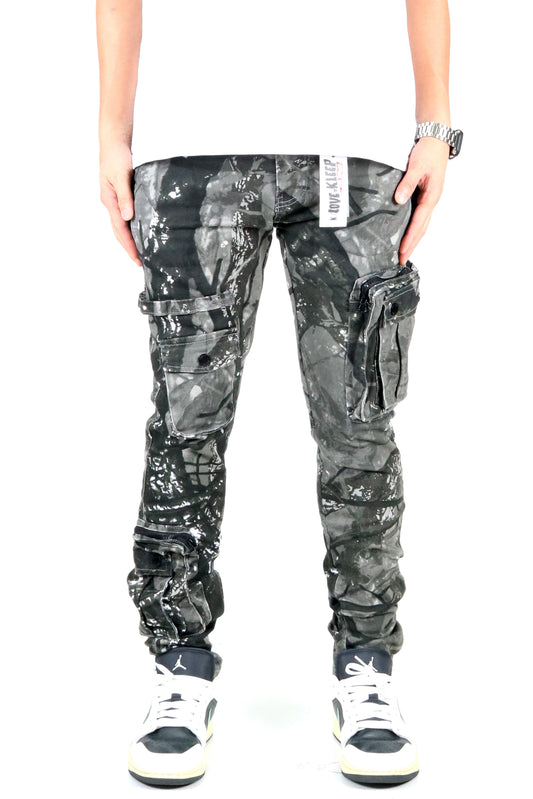 Miel Twill Forest Camo Cargo Pants