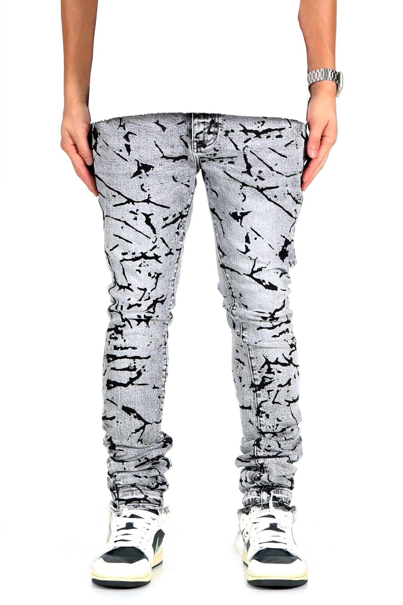 Breck Heavy Washed Skinny Denim