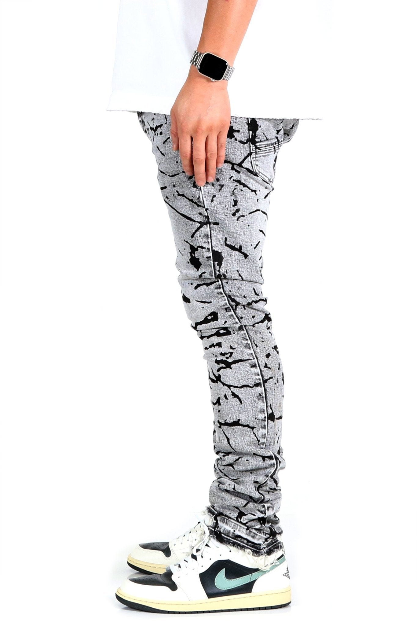 Breck Heavy Washed Skinny Denim