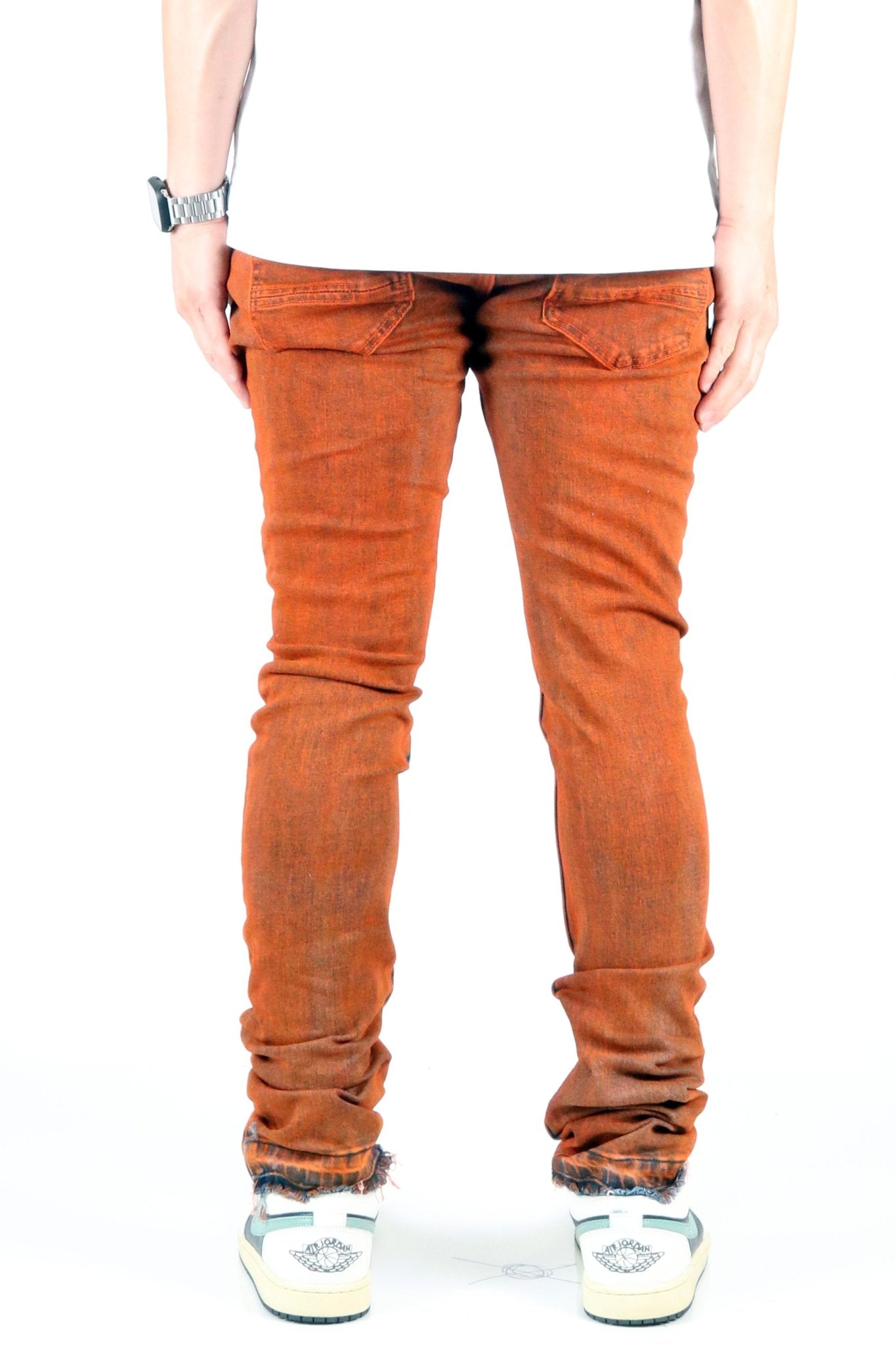 Monco Heavy Washed Skinny Denim Pants