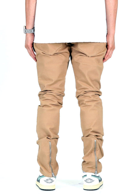 Premium Wax Coated Skinny Denim Pants