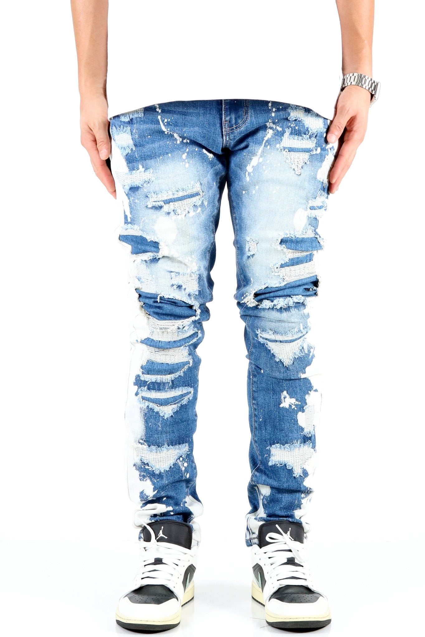 Savage Premium Heavy Washed Skinny Denim Pants