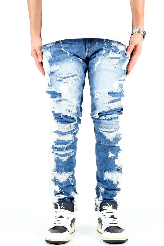 Savage Premium Heavy Washed Skinny Denim Pants