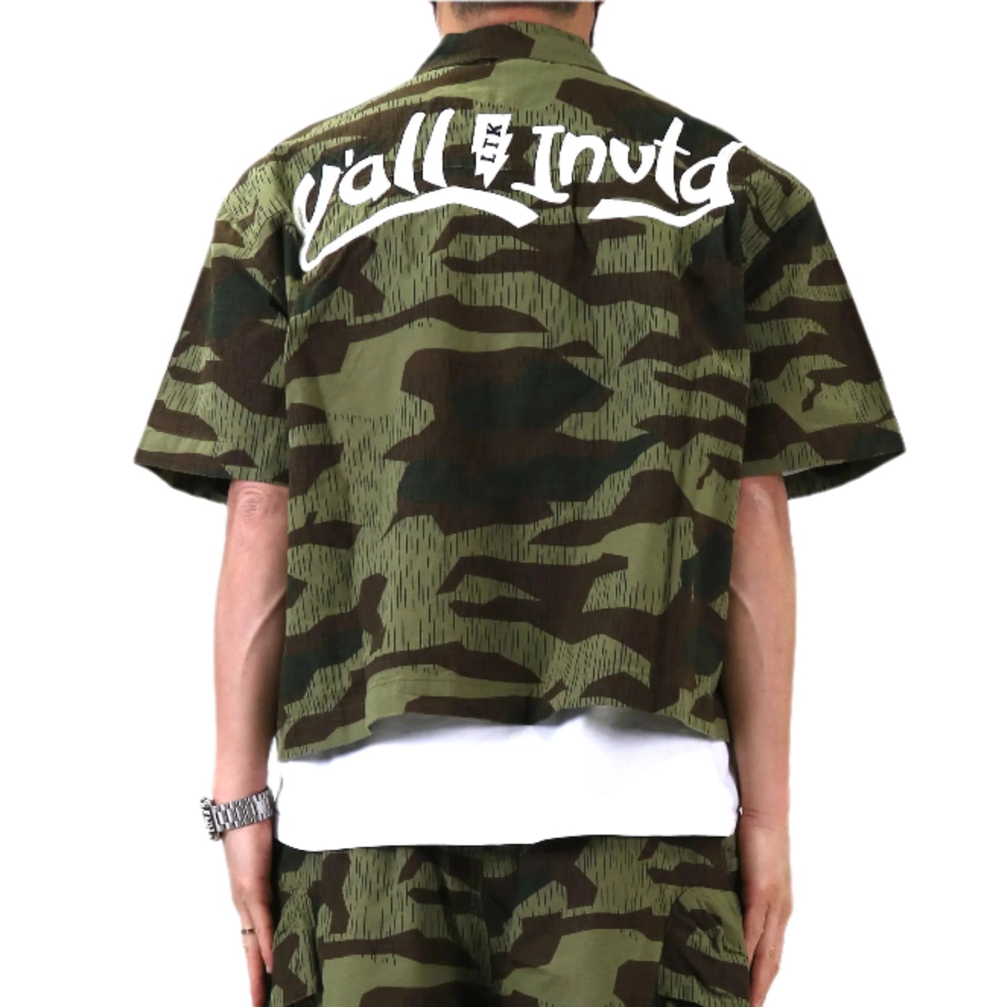 Effest Fine Ripstop Twill Boxy Cut Crop Top S/S  BD Shirt