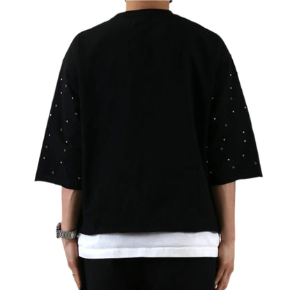SCHUMA SN/ Jersey 3/4 Sleeve Crop Top Tee