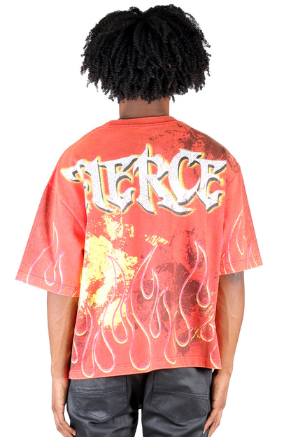 Calcite S/N Jersey 3/4 Sleeve Crop Top Tee