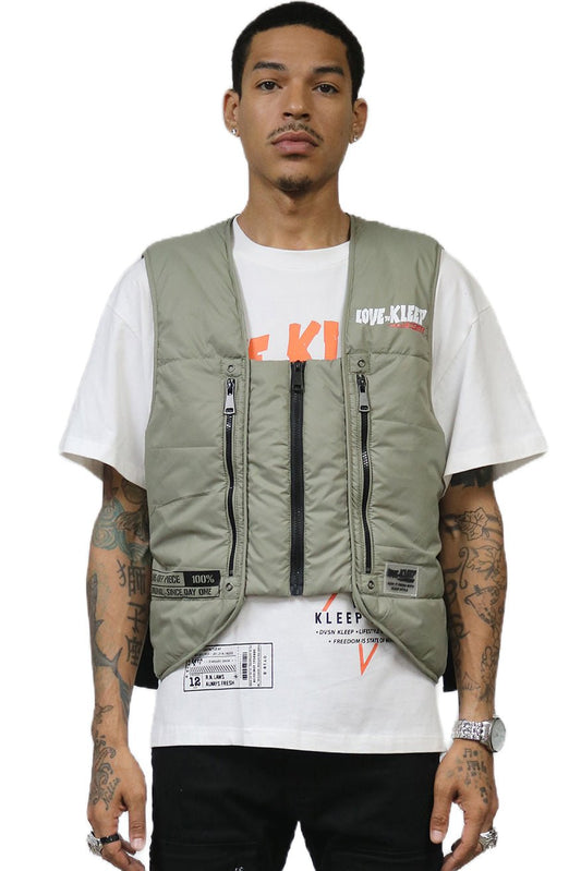 Laurel Cire Padded Vest
