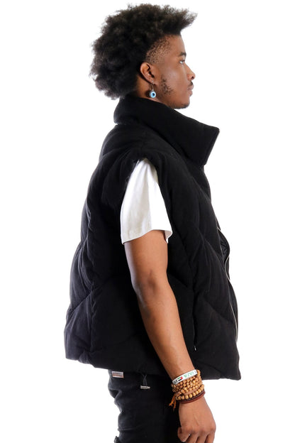 Sable Corduroy Puff Vest