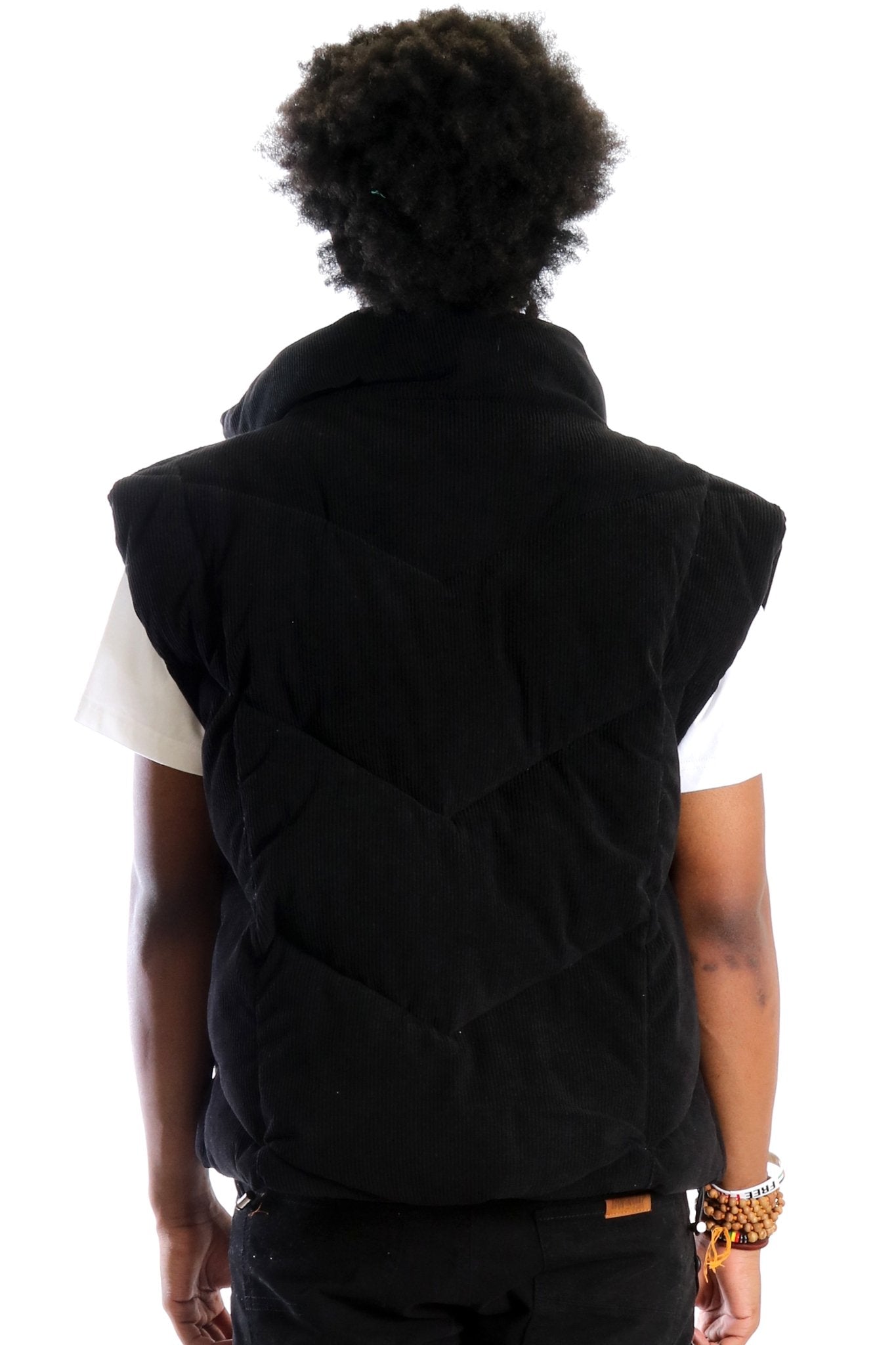 Sable Corduroy Puff Vest