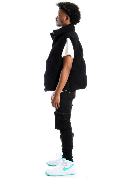 Sable Corduroy Puff Vest