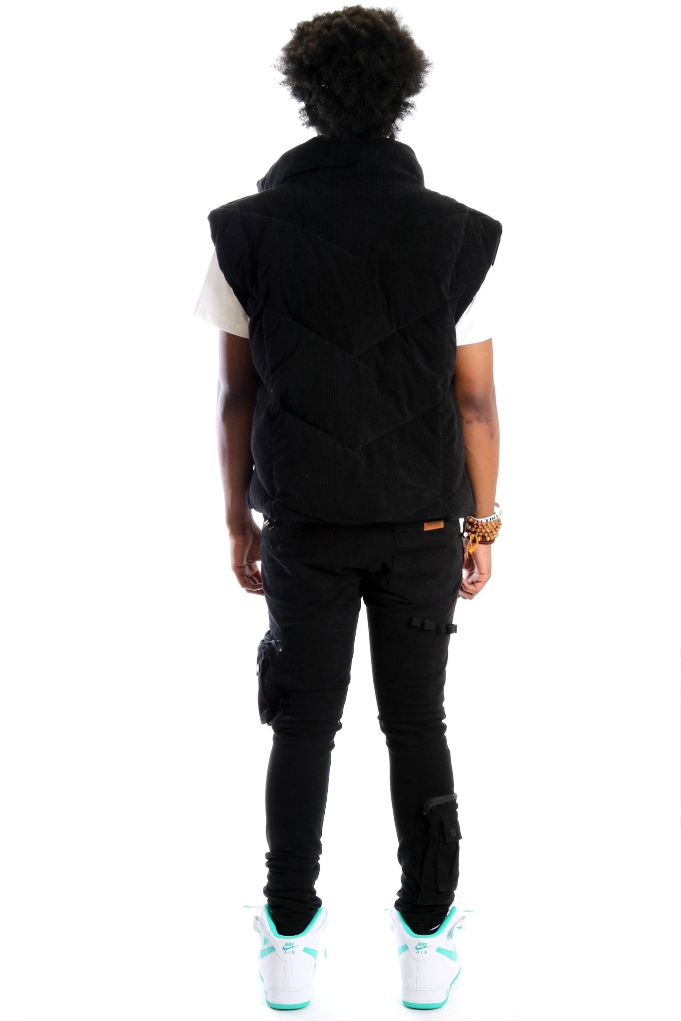 Sable Corduroy Puff Vest