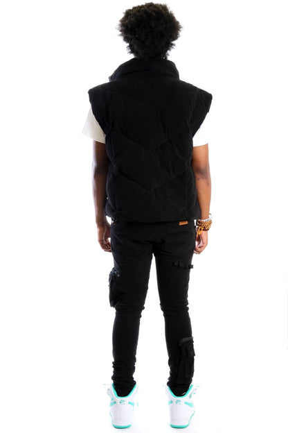 Sable Corduroy Puff Vest