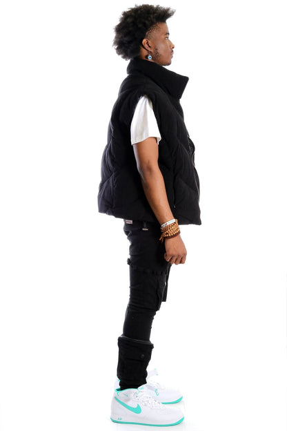 Sable Corduroy Puff Vest