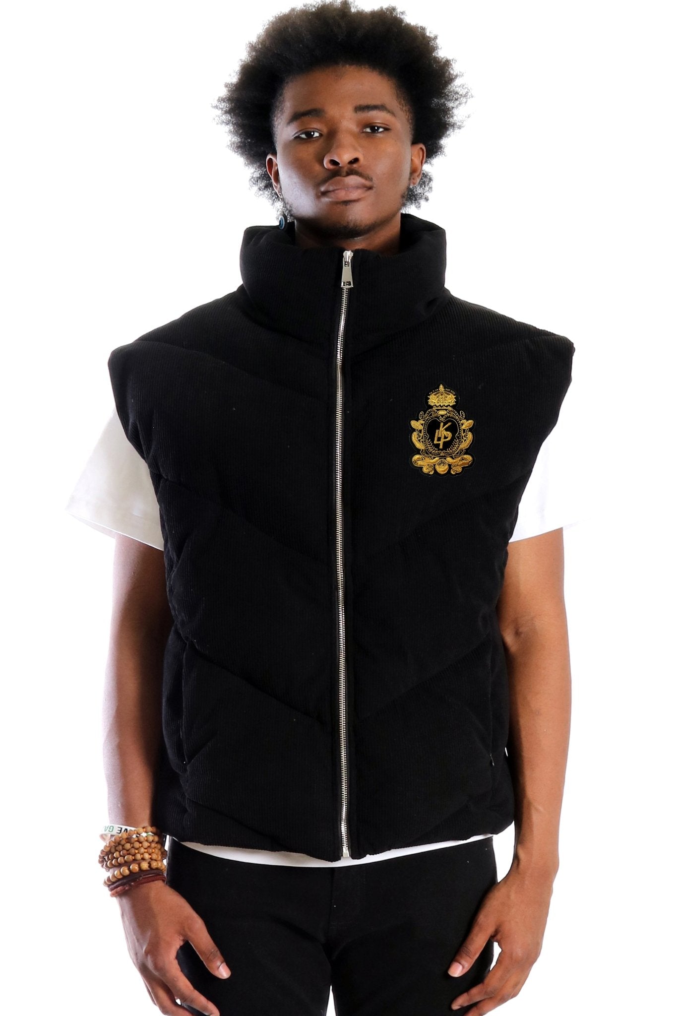 Sable Corduroy Puff Vest