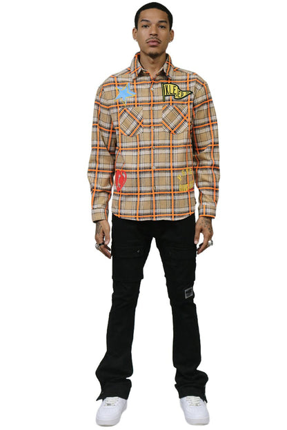 Roy Flannel Button Down Shirt