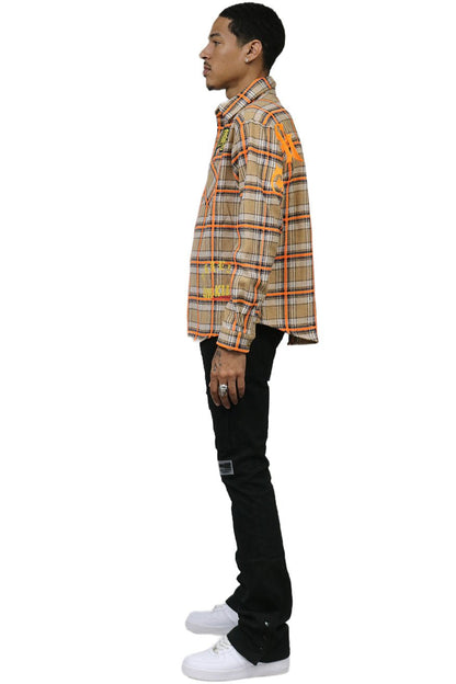 Roy Flannel Button Down Shirt