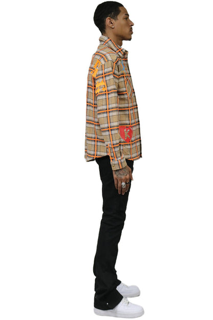 Roy Flannel Button Down Shirt