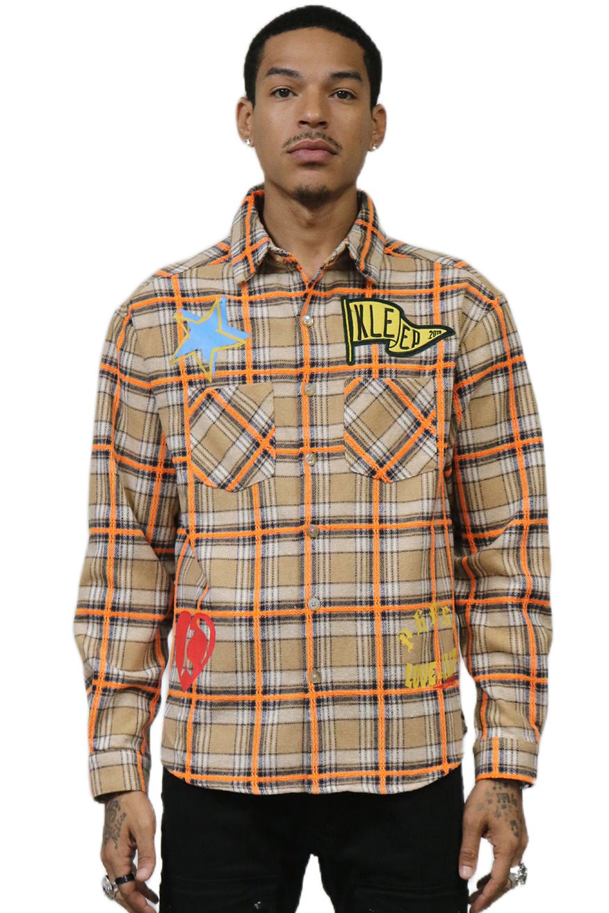 Roy Flannel Button Down Shirt