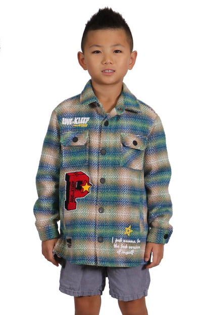 Lawn Oversize Flannel Outer Shirket